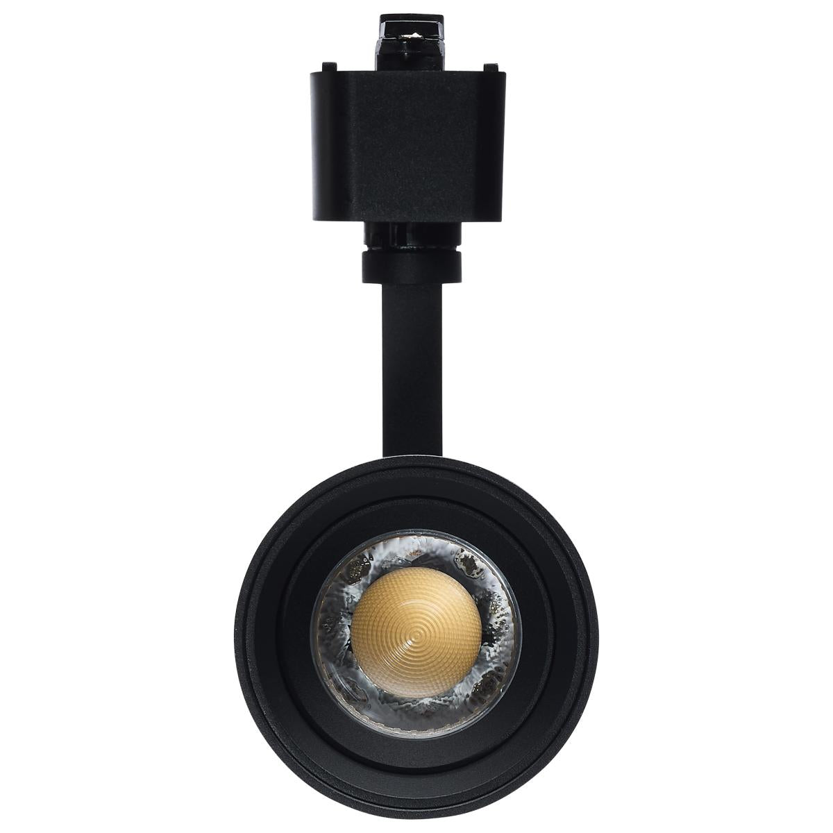 Beam Adjustable LED Track Head 15W 1100 Lumens, Selectable CCT, Halo, 20°- 50°, Black - Bees Lighting