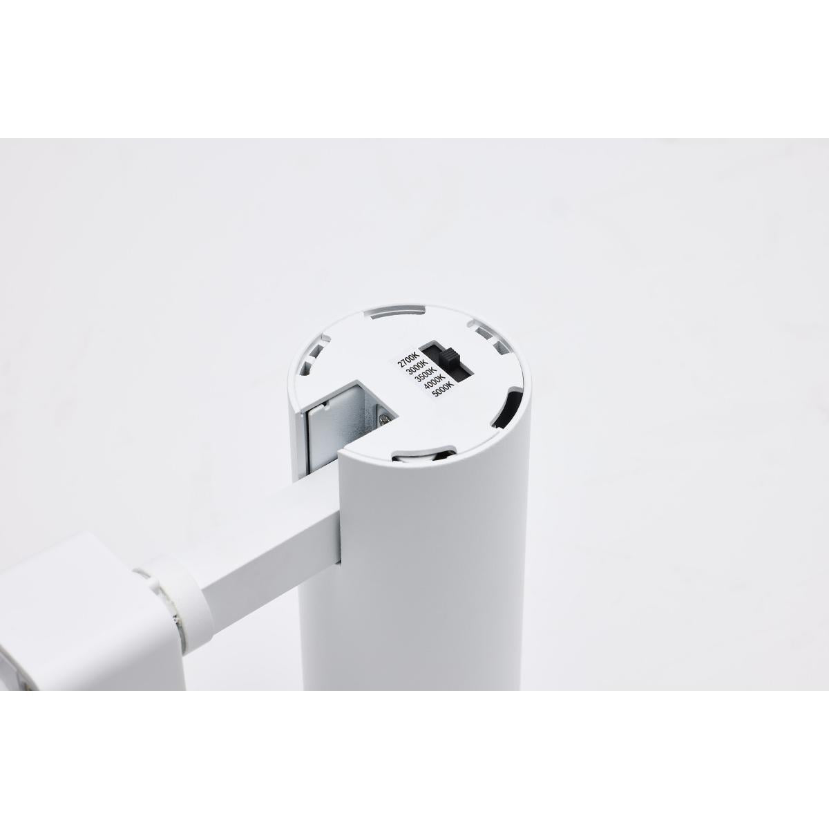 Beam Adjustable LED Track Head 30W 2100 Lumens, Selectable CCT, Halo, 20°- 50°, White - Bees Lighting