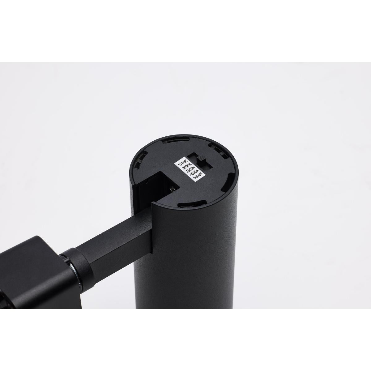 Beam Adjustable LED Track Head 30W 2100 Lumens, Selectable CCT, Halo, 20°- 50°, Black - Bees Lighting