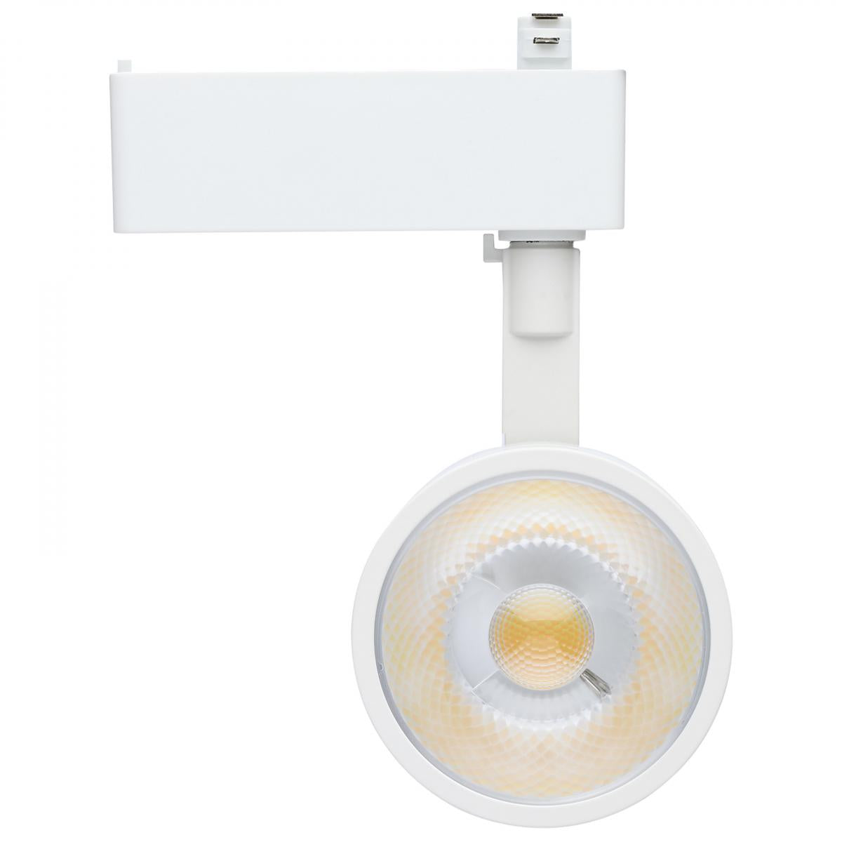 Starfish Smart Round LED Track Head, 1100 Lumens, RGBTW, Halo, 36°, White - Bees Lighting