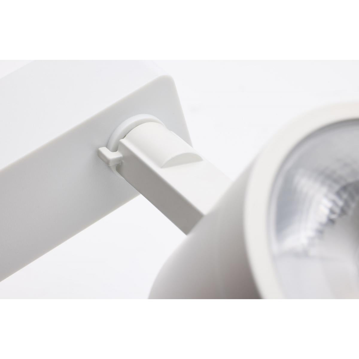 Starfish Smart Round LED Track Head, 1100 Lumens, RGBTW, Halo, 36°, White - Bees Lighting