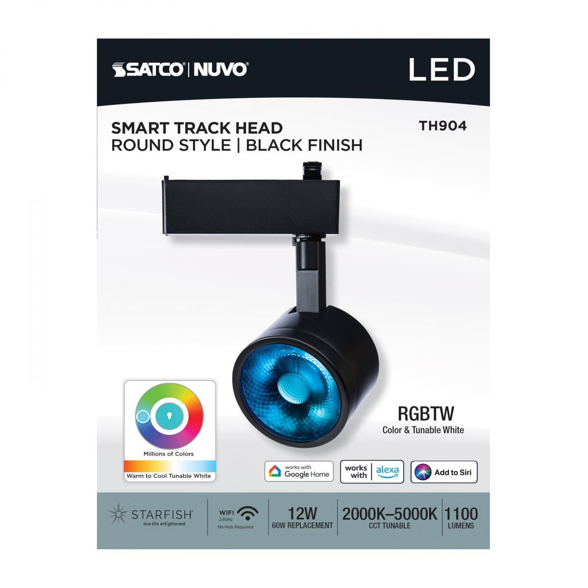 SATCO|NUVO Smart Round Track Head RGBTW - Bees Lighting