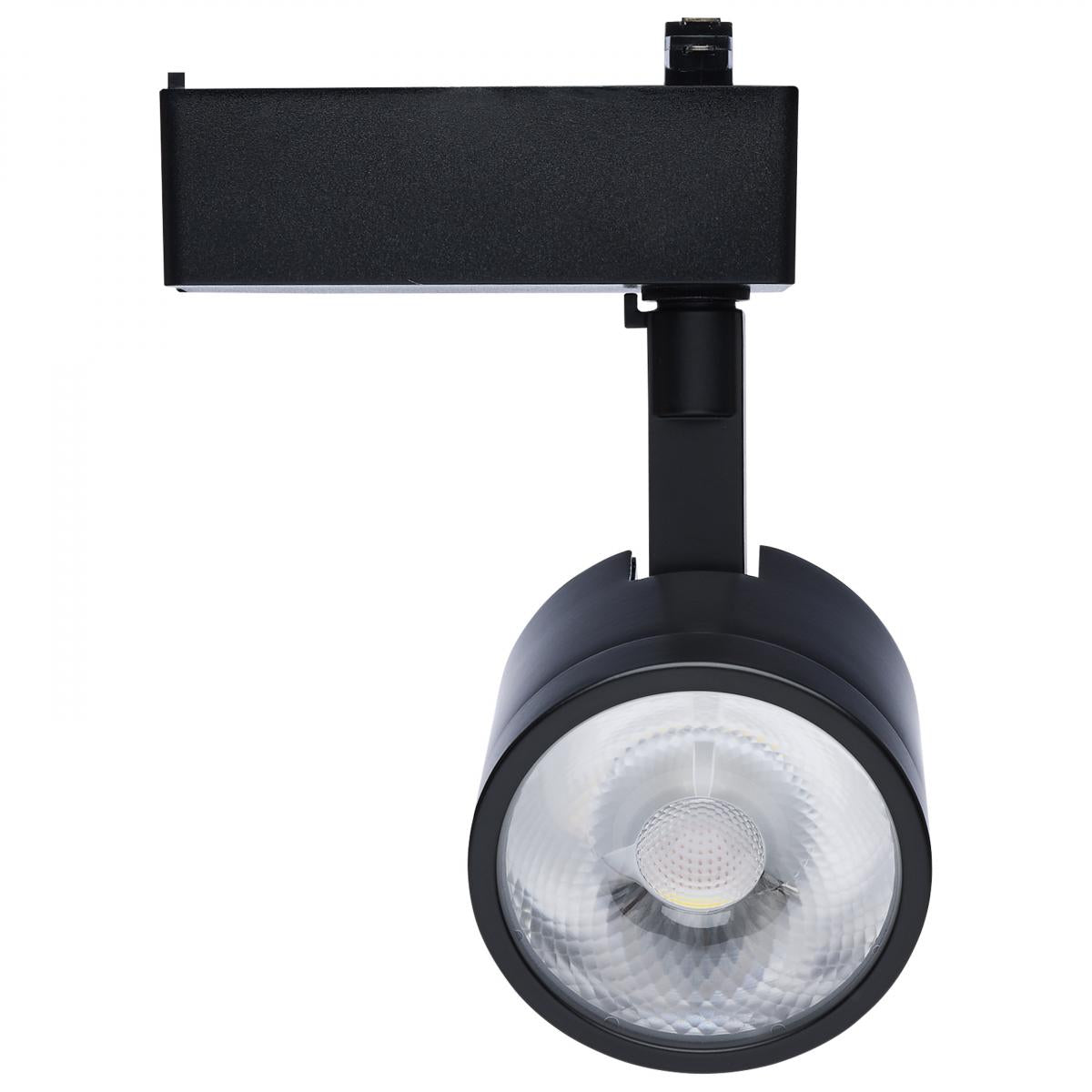 Starfish Smart Round LED Track Head, 1100 Lumens, RGBTW, Halo, 36°, Black - Bees Lighting