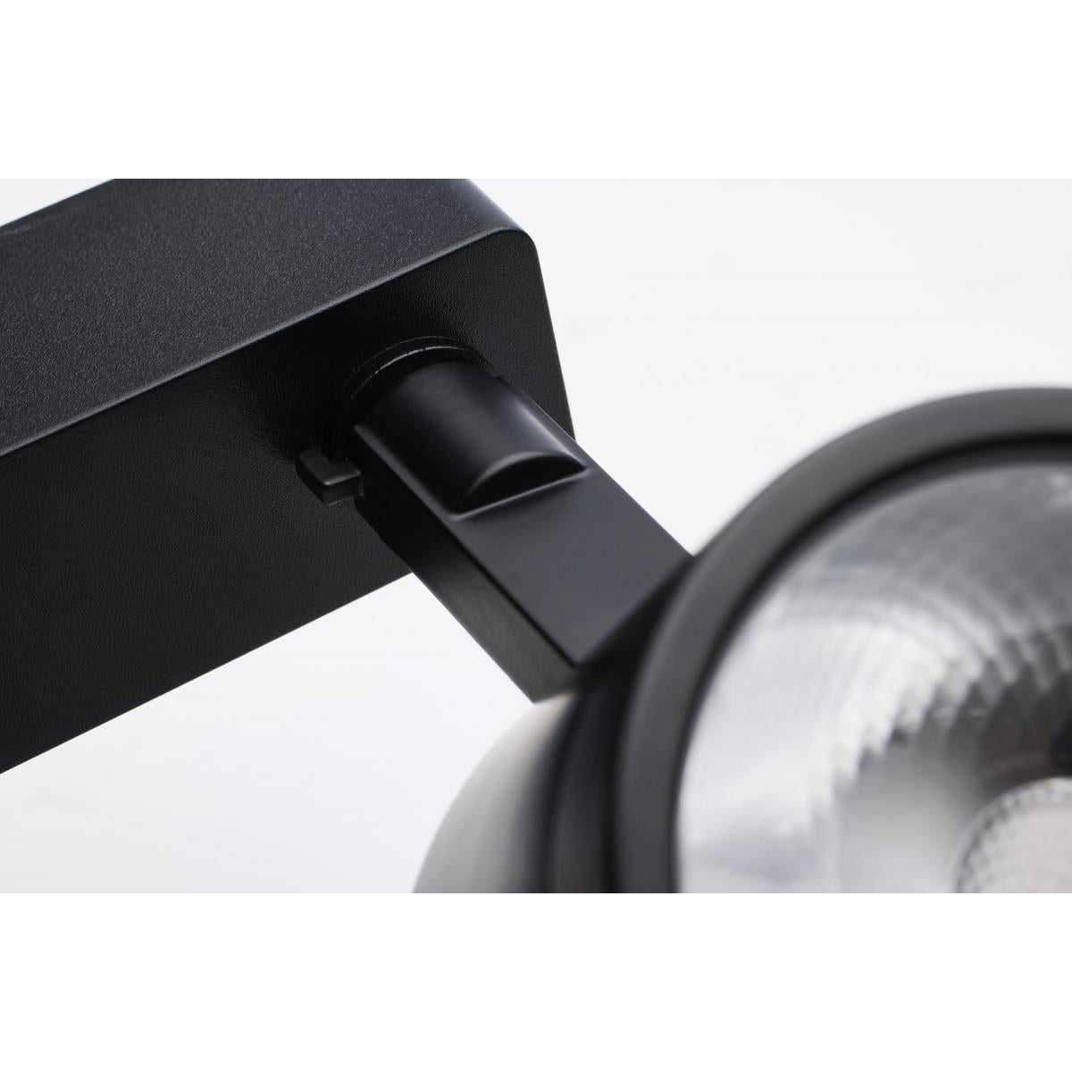 Starfish Smart Round LED Track Head, 1100 Lumens, RGBTW, Halo, 36°, Black - Bees Lighting
