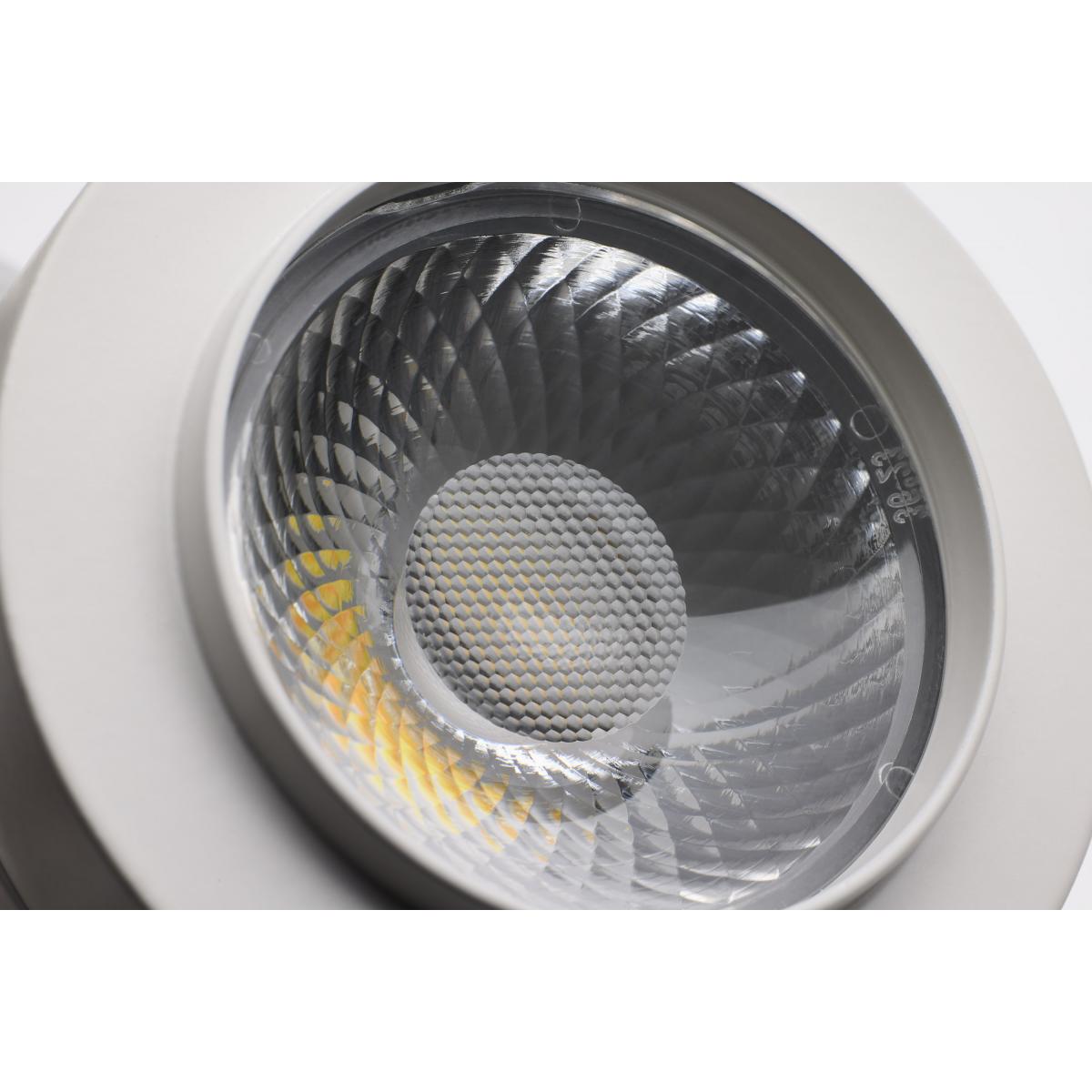 Starfish Smart Pinch Back LED Track Head 12W 1100 Lumens RGBTW, Halo, 36°, White - Bees Lighting