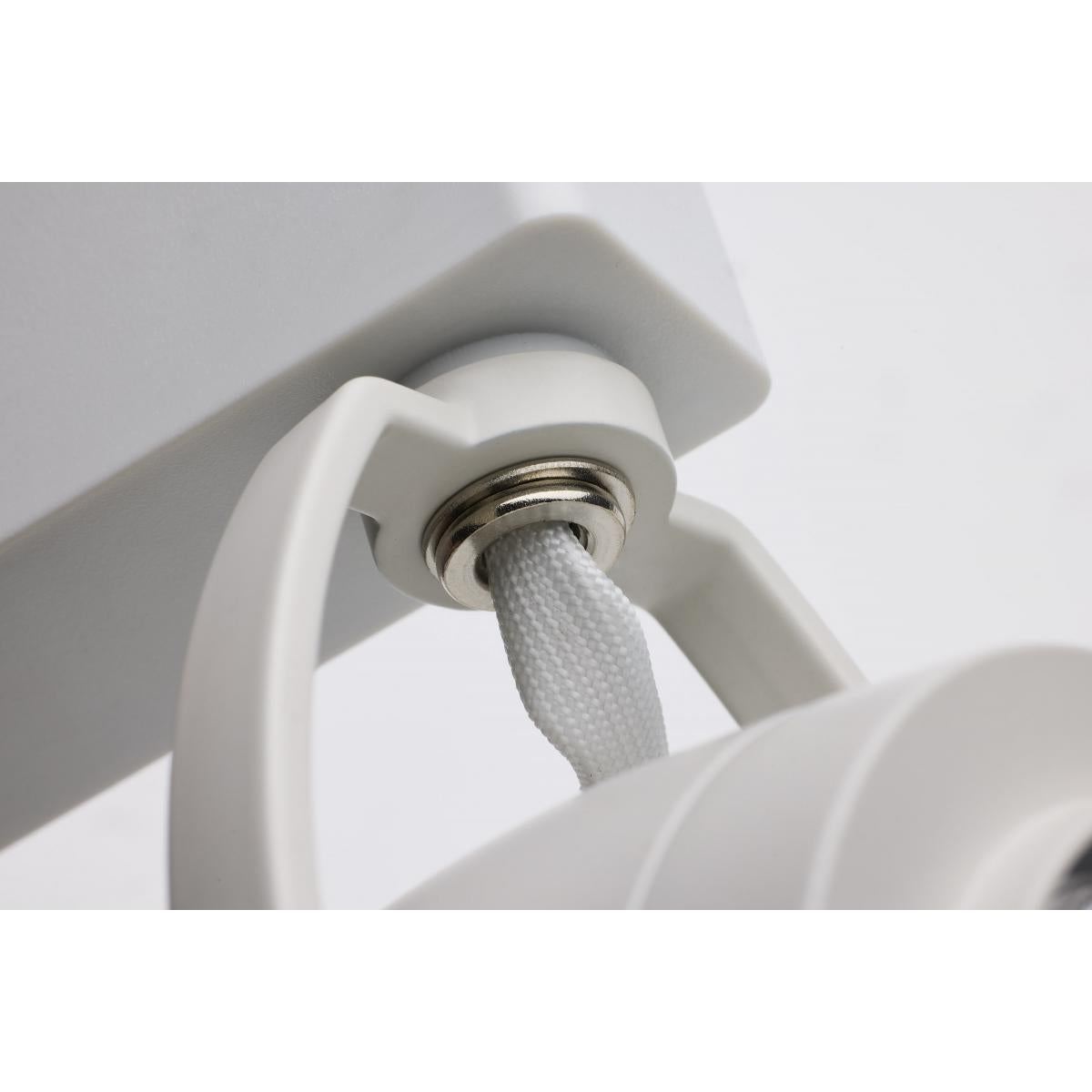 Starfish Smart Pinch Back LED Track Head 12W 1100 Lumens RGBTW, Halo, 36°, White - Bees Lighting