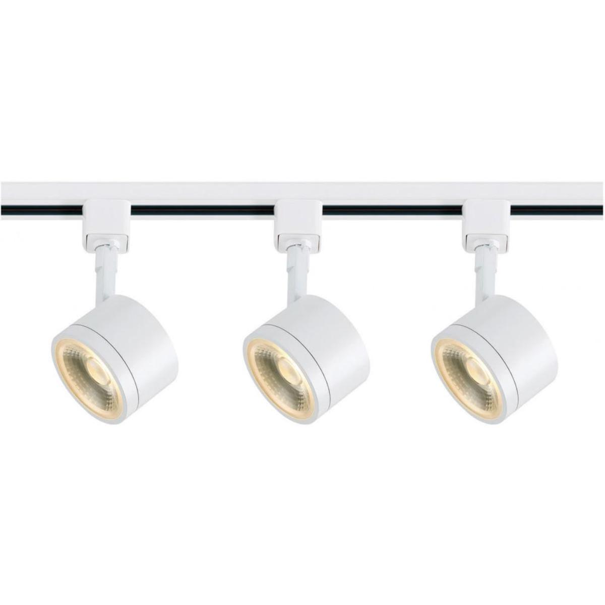 Satco|Nuvo 4ft 3 Lights Round LED Track Kit 36W 3000 Lumens 3000K - Bees Lighting