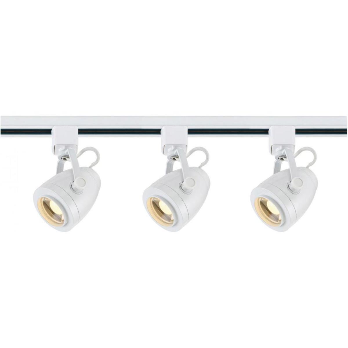 Satco|Nuvo 4ft 3 Lights Pinch Back LED Track Kit 36W 3000 Lumens 3000K - Bees Lighting