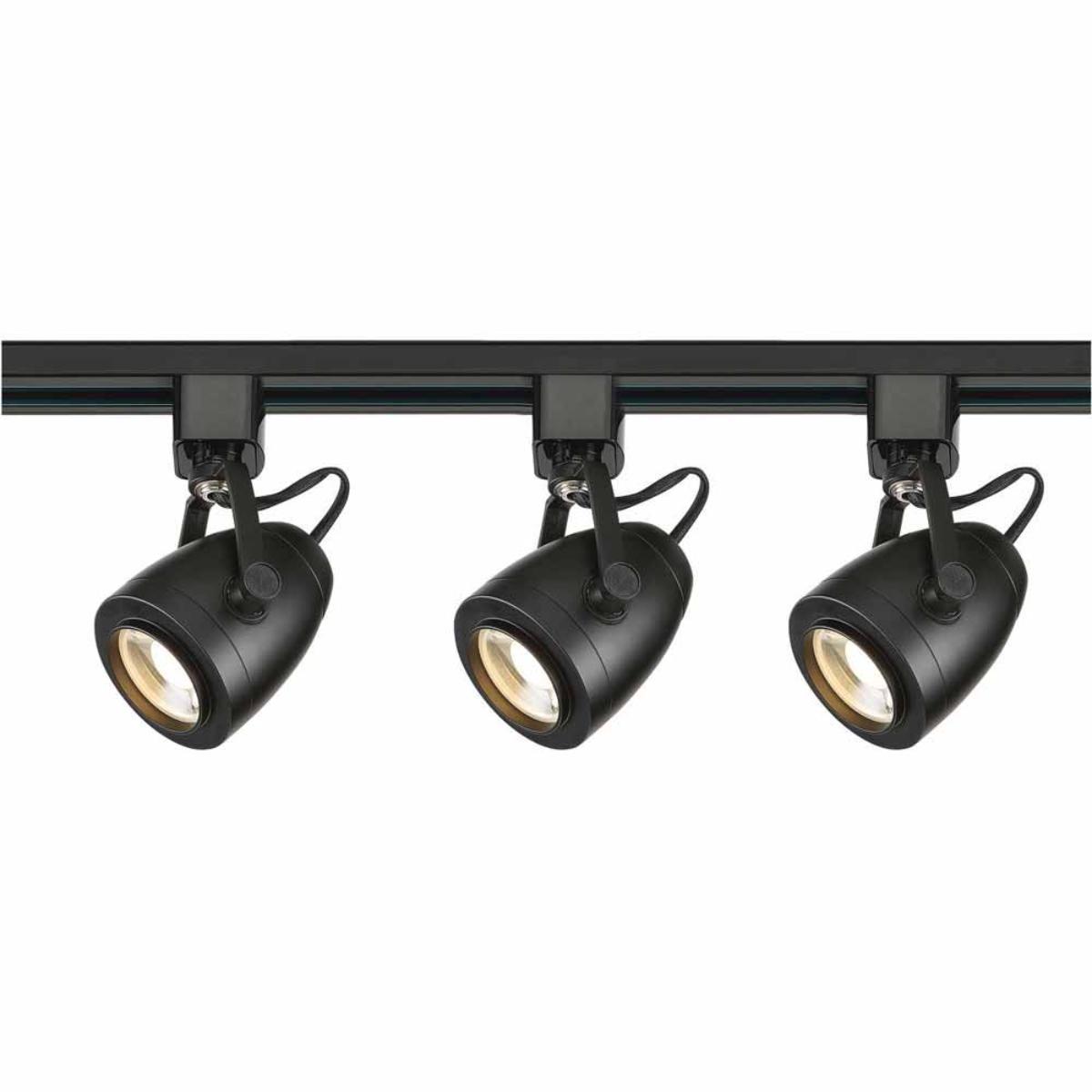 4 ft 3 Lights Pinch Back LED Track Kit, 36W, 3000 Lumens, 3000K, Halo (H), 36 Degree Beam Angle - Bees Lighting