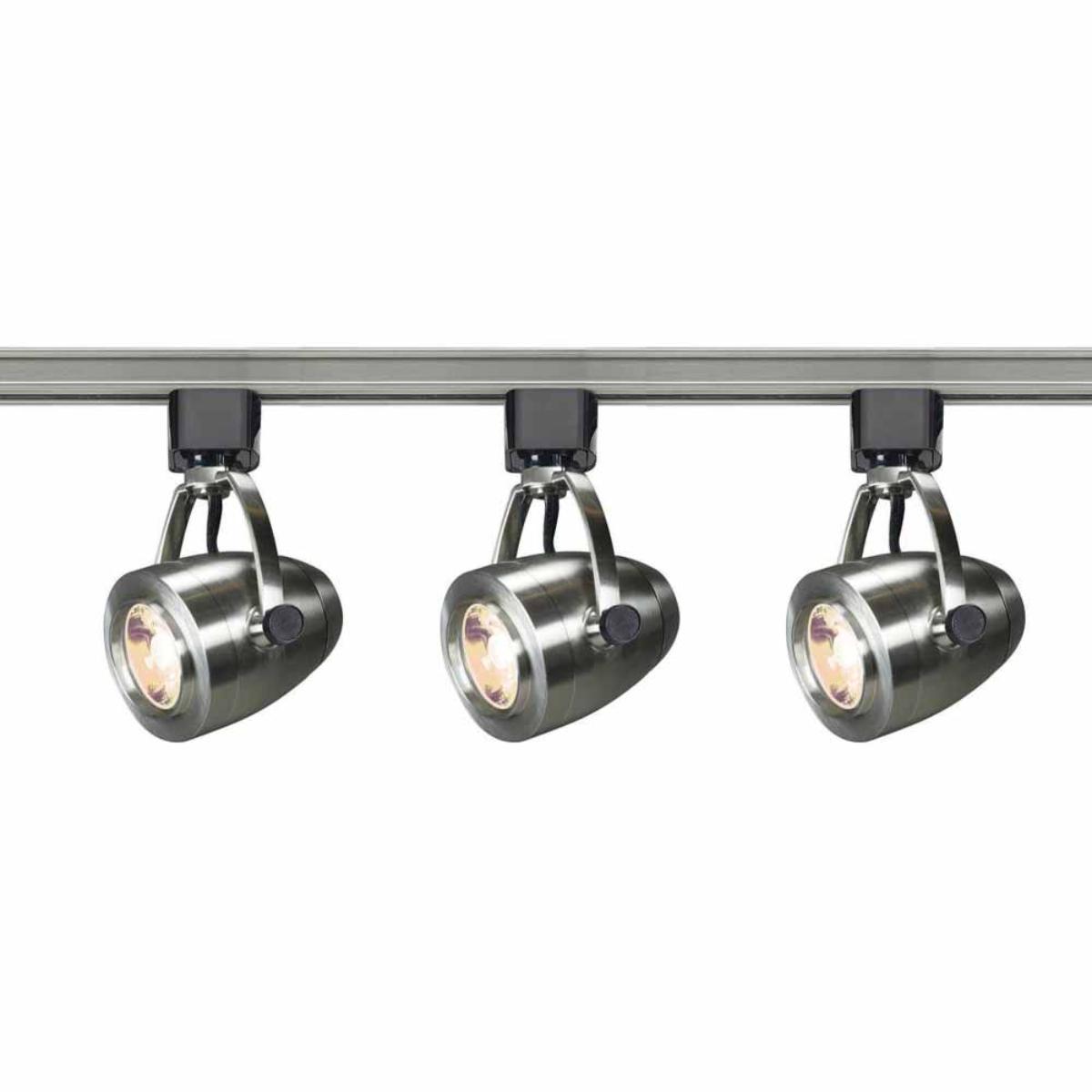 4 ft 3 Lights Pinch Back LED Track Kit, 36W, 3000 Lumens, 3000K, Halo (H), 36 Degree Beam Angle - Bees Lighting