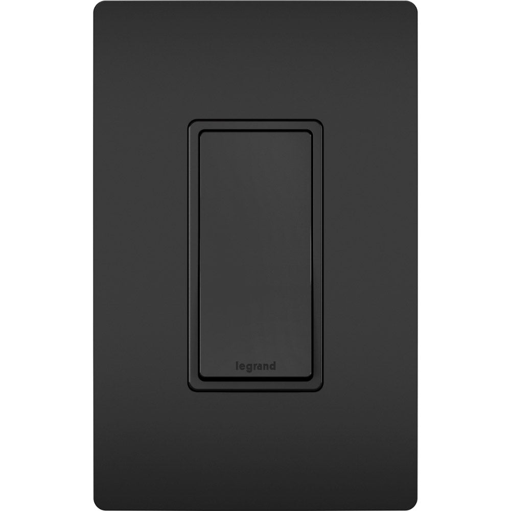 radiant 3-Way Rocker Light Switch, 15-Amp, 120V, Black - Bees Lighting