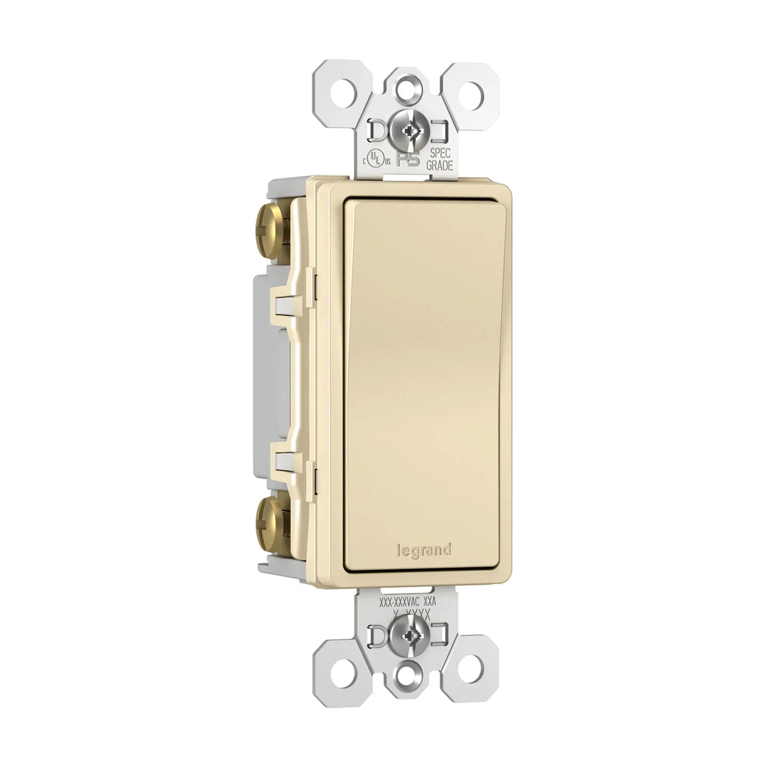 radiant 4-Way Rocker Light Switch, 15-Amp, 120V, Ivory - Bees Lighting