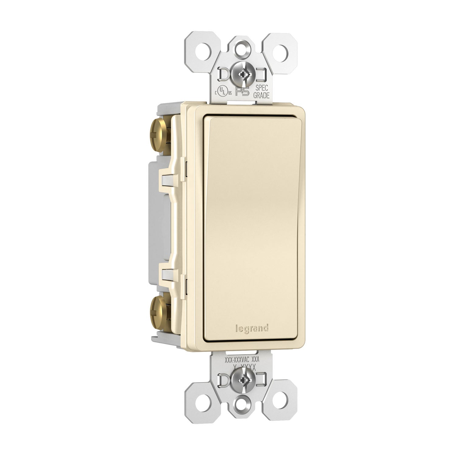 radiant 4-Way Rocker Light Switch, 15-Amp, 120V, Light Almond - Bees Lighting
