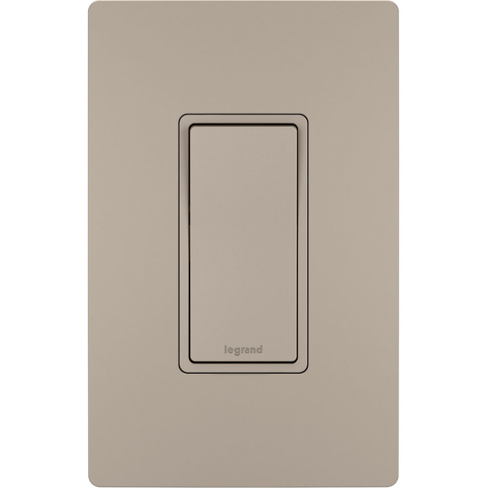 radiant 4-Way Rocker Light Switch, 15-Amp, 120V, Nickel - Bees Lighting