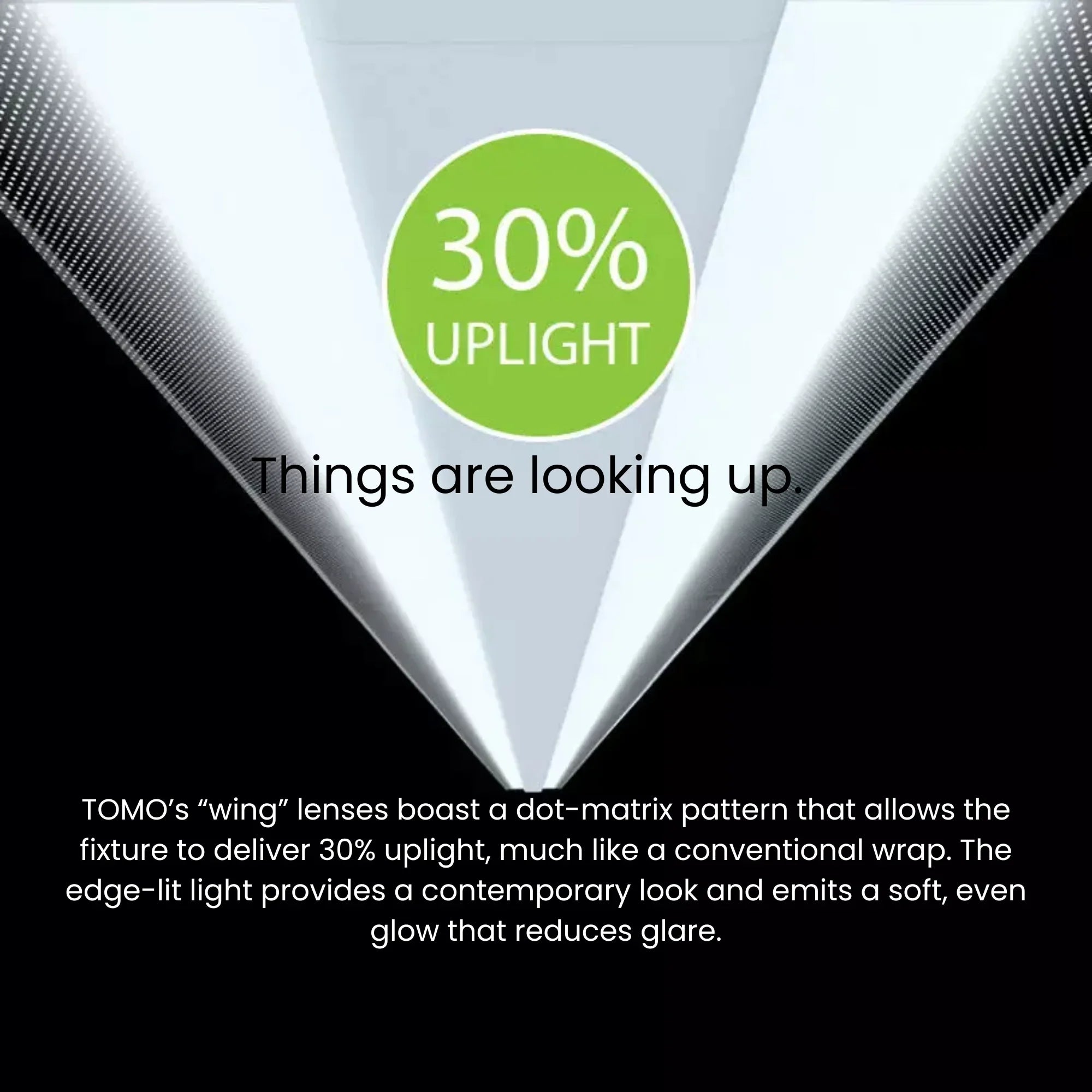 RAB TOMO-2 - 2ft LED Strip Light Fixture, 24W, 3300 Lumens, Selectable 3000K-5000K CCT, 120-277V