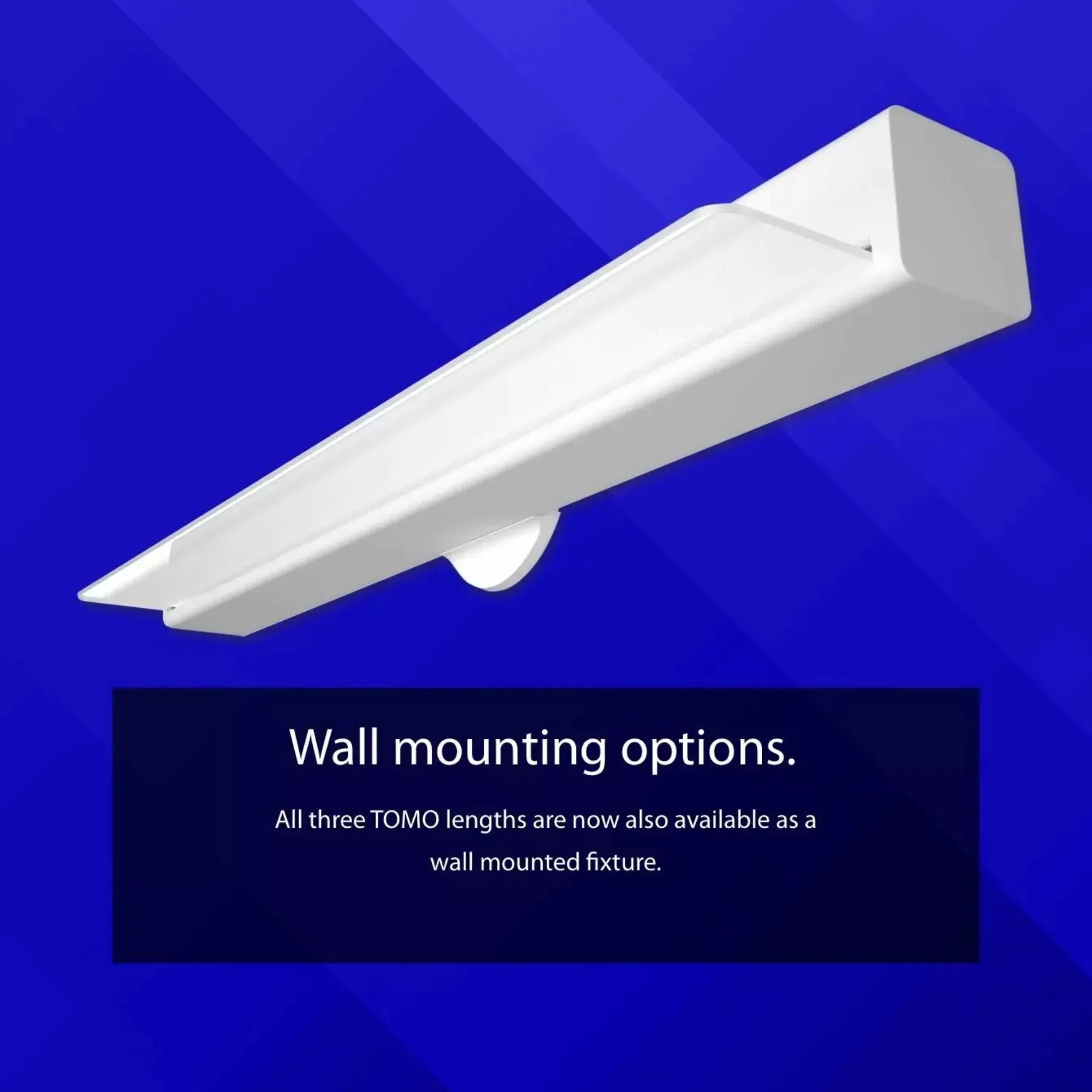 RAB TOMO-2 - 2ft LED Strip Light Fixture, 24W, 3300 Lumens, Selectable 3000K-5000K CCT, 120-277V