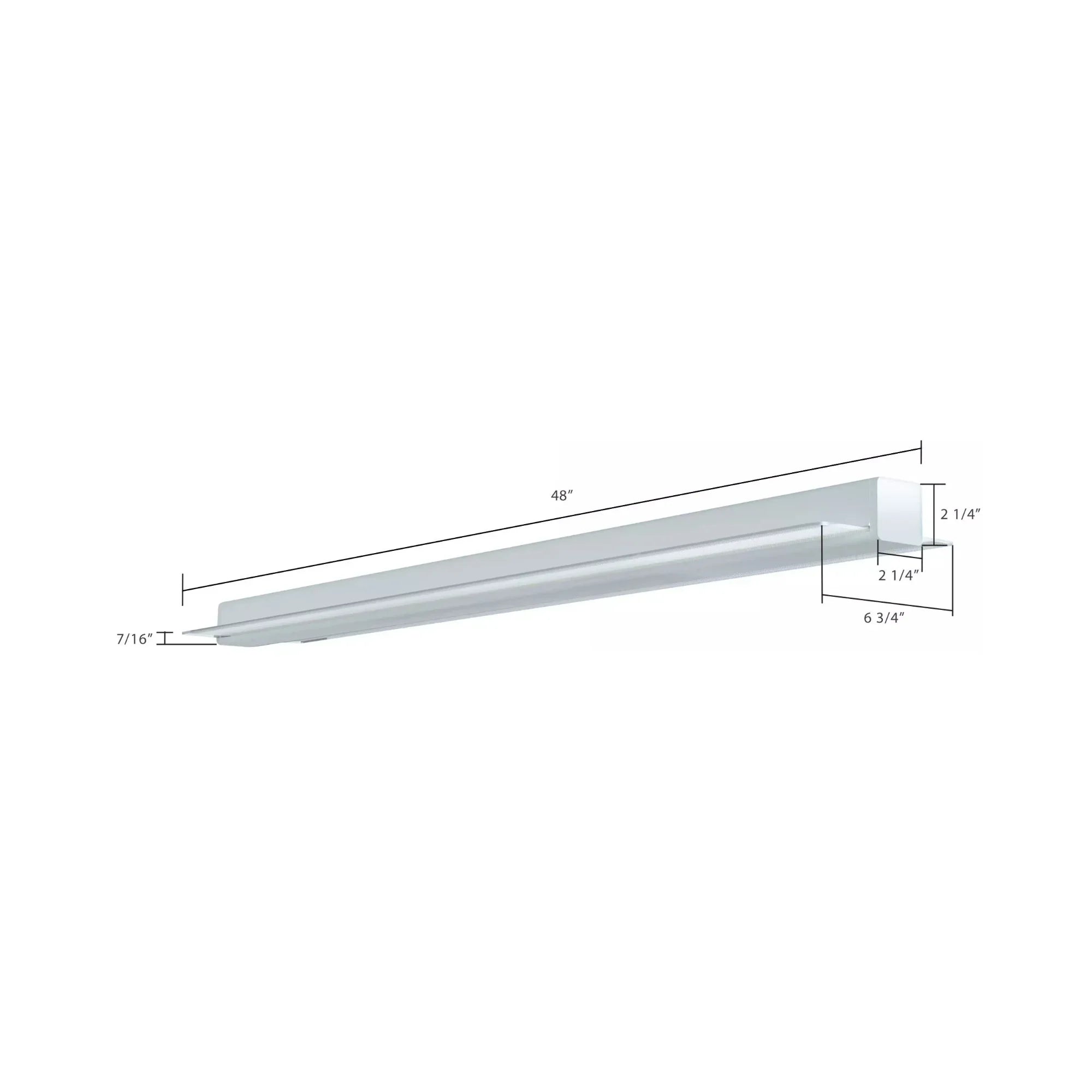 RAB Lighting TOMO Field-Adjustable Linear Light 48 in. 6600 Lumens 48W Selectable CCT 120-277V White