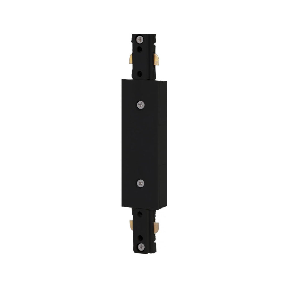 Inline Power Feed for Track Lights Black Finish - Bees Lighting