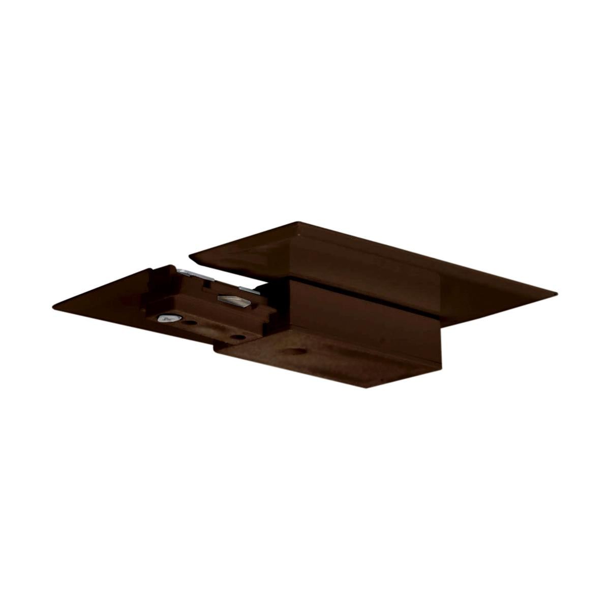 Live End and Canopy Power Feed for Track Lighting Brown Finish - Bees Lighting
