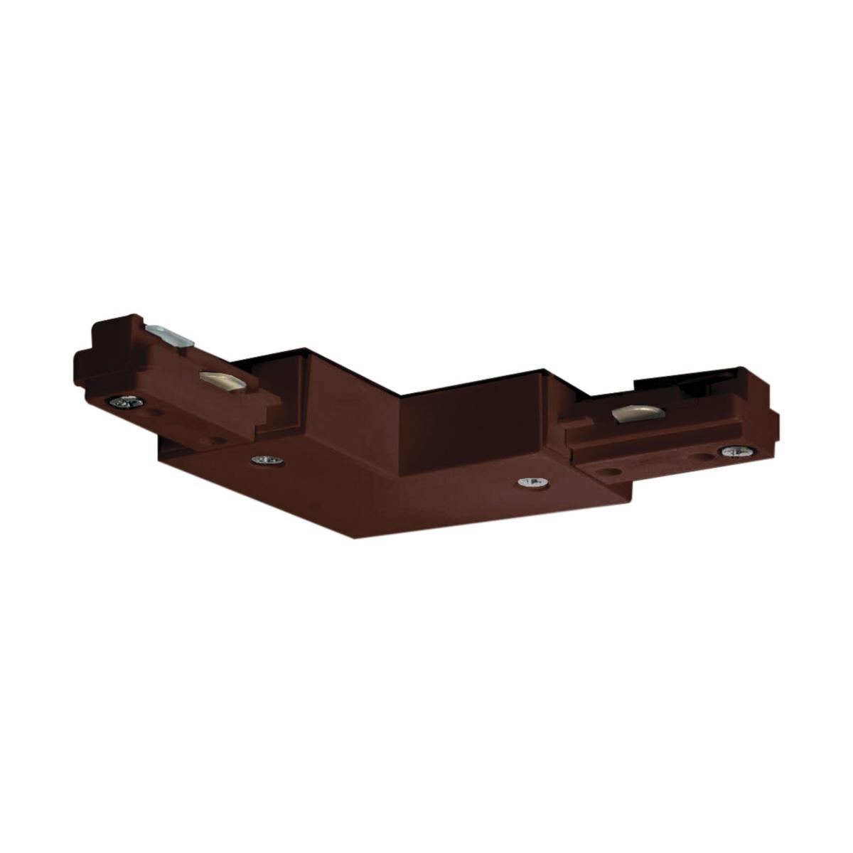 L Connector for Track Lighting Brown Finish - Bees Lighting