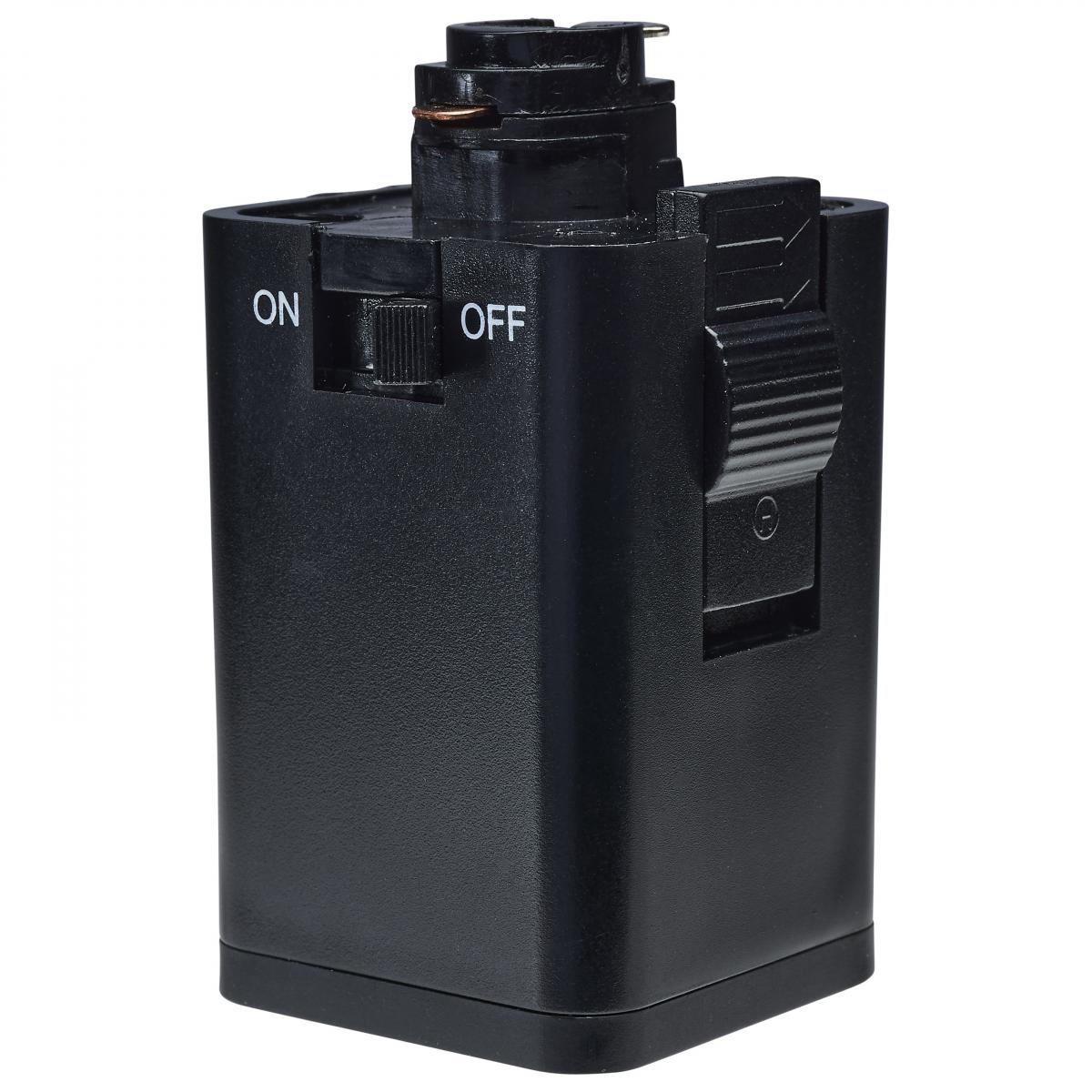 Outlet Track Adapter Black Finish - Bees Lighting