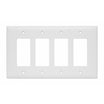 Legrand TradeMaster TPJ264 4-Gang Junior Jumbo Decorator Wall Plate - Bees Lighting