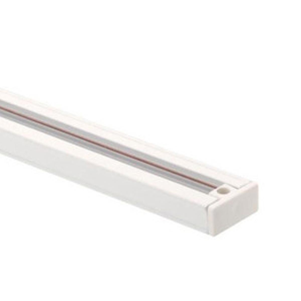 6 Ft. Track Rail One Circuit, Halo, White Finish - Bees Lighting