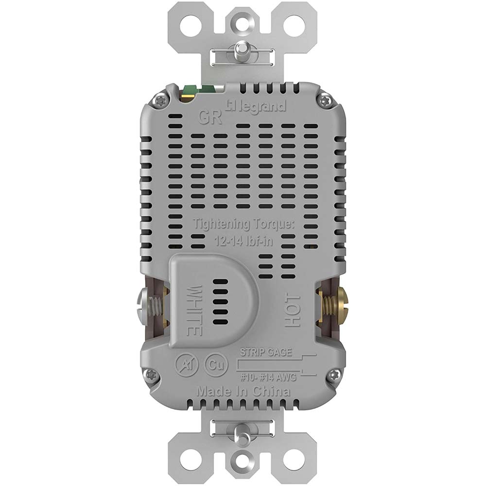 Tamper Resistant 20A Duplex Receptacle with USB Type A/C Fast Charging, White - Bees Lighting