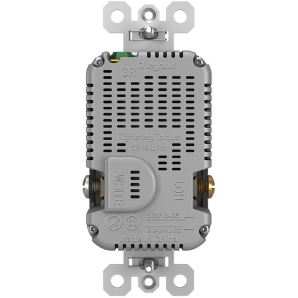 radiant 20A Tamper Resistant Outlet with PLUS Power Delivery USB Type C/C, Black - Bees Lighting