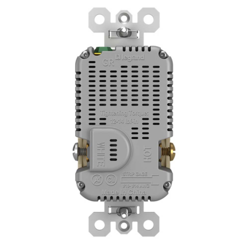 radiant 20A Tamper Resistant Outlet with PLUS Power Delivery USB Type C/C, Light Almond - Bees Lighting