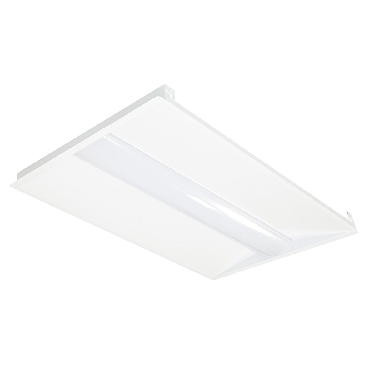 2x4 LED Troffer Light, 5500 Lumens, 30/50 Watts, 30K/35K/40K/50K, Center Basket, 120/277V - Bees Lighting