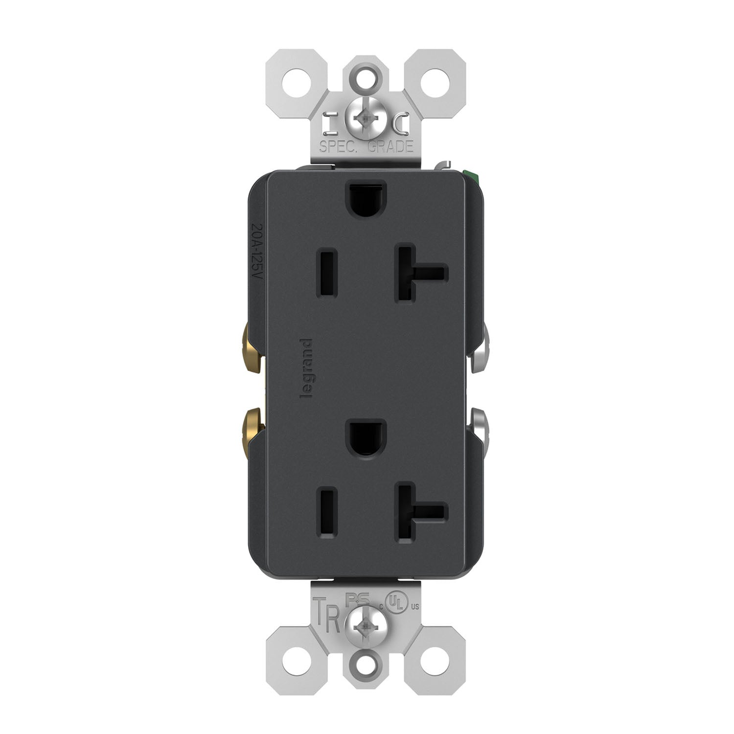 Legrand TR26352R radiant Spec Grade 20A Duplex Tamper-Resistant Receptacle - Bees Lighting