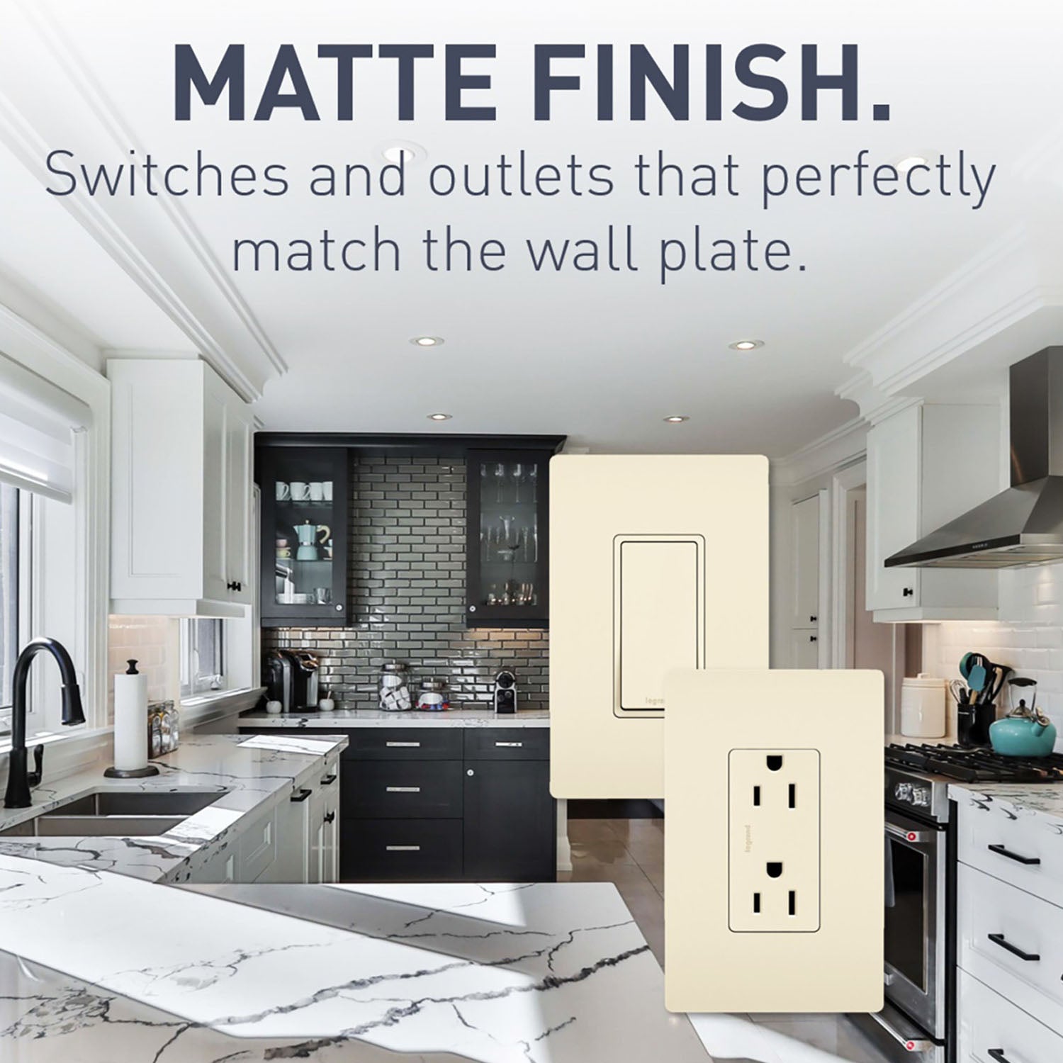radiant Spec Grade 20A Duplex Tamper-Resistant Receptacle, Light Almond - Bees Lighting