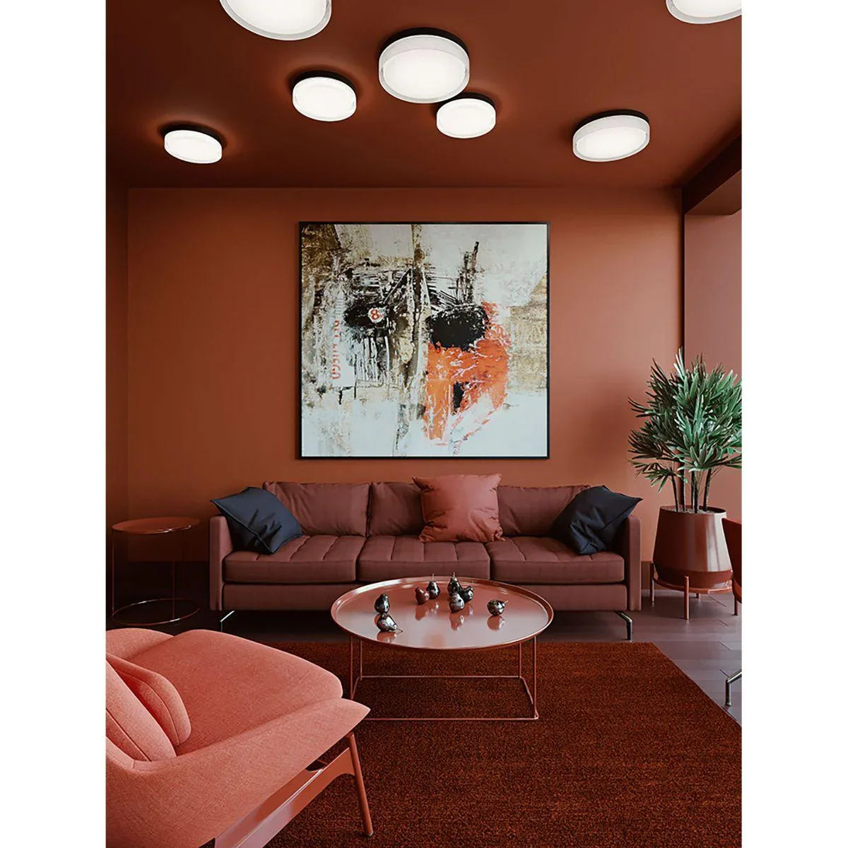 Tribeca Selectable CCT LED Flush Mount Light - Bees Lighting