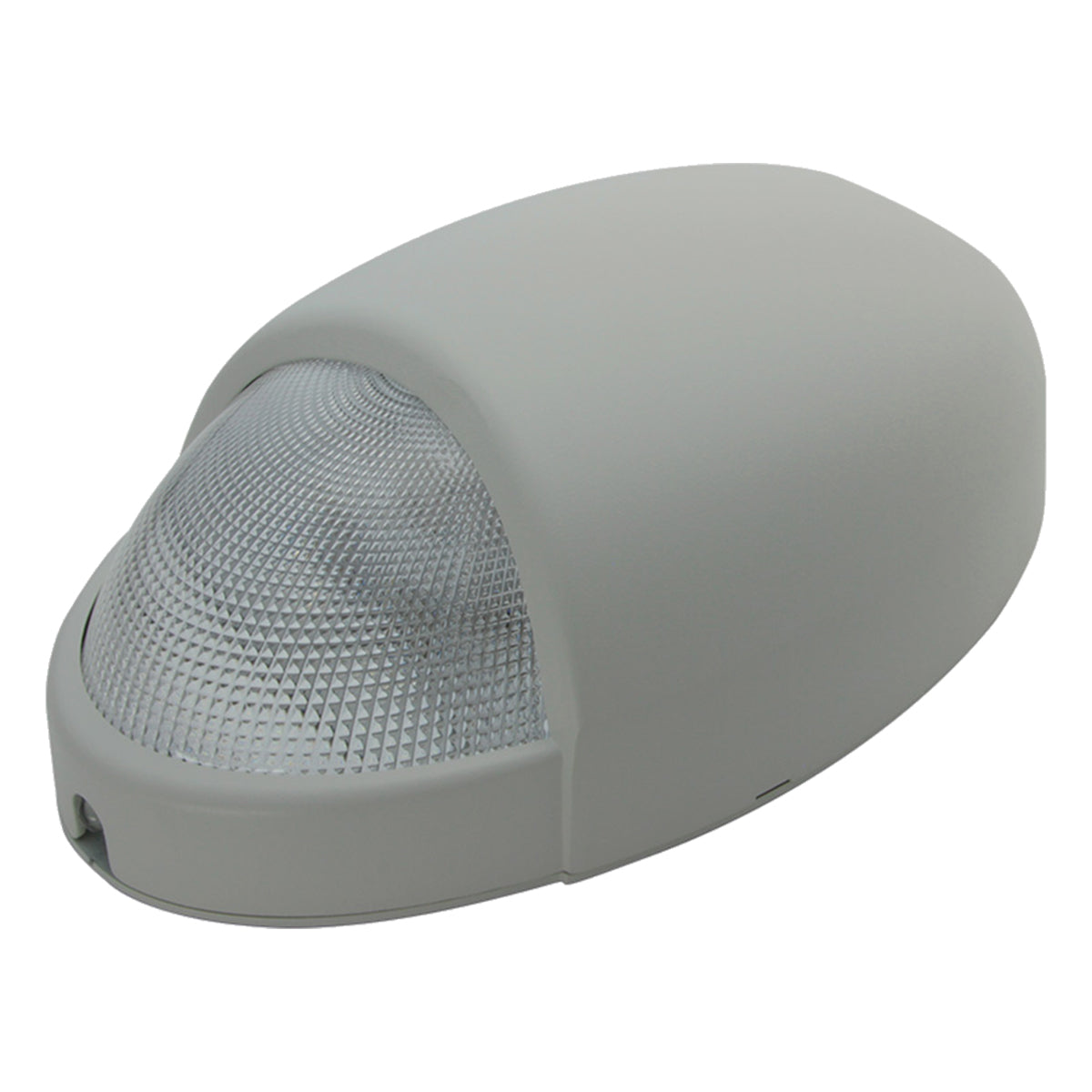 Architectural LED Emergency Light, 11W, Indoor/Outdoor, 120-277V, Dusk To Dawn, Silver - Bees Lighting