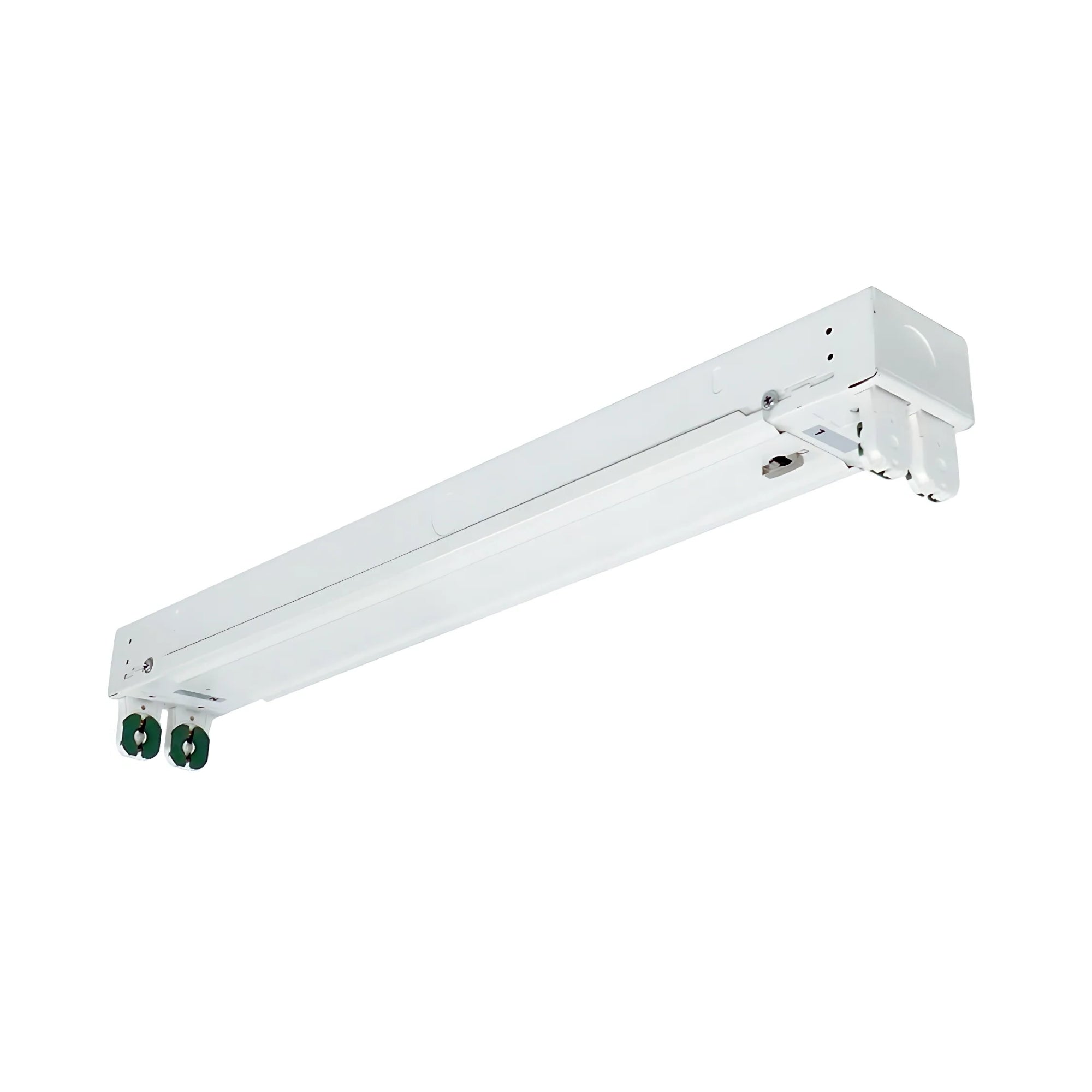 2ft LED Tube Ready Strip Fixture, 2-Lamps Type-B T8 Ballast Free