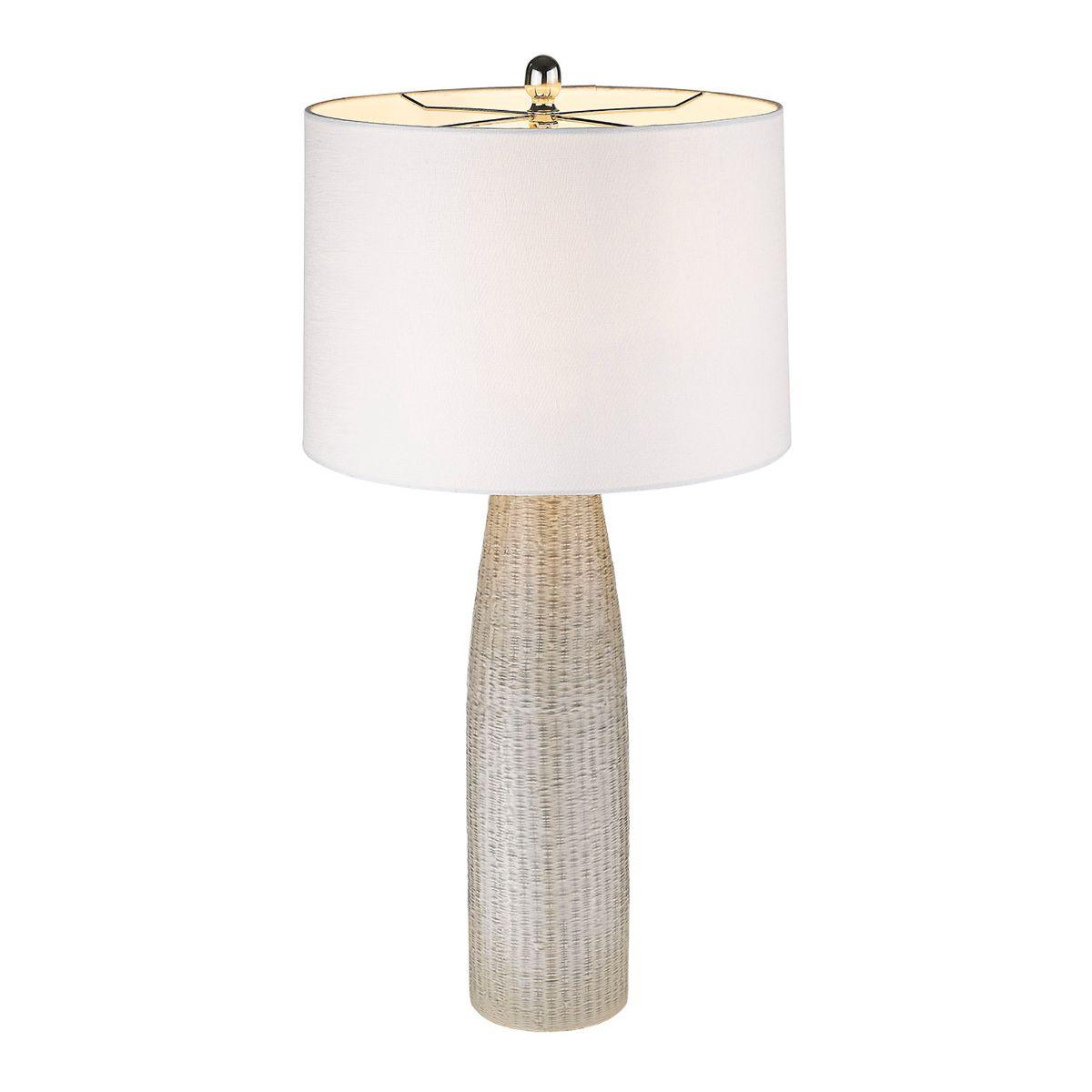 Trend Home 1 Light 33 inches Table Lamp Ceramic Body and Polished Nickel Accents