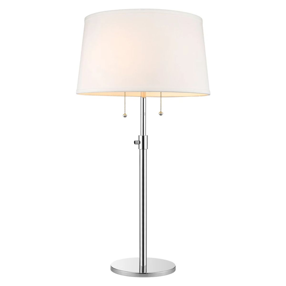 Urban Basic 2 Lights Adjustable Table Lamp Polished Chrome Finish