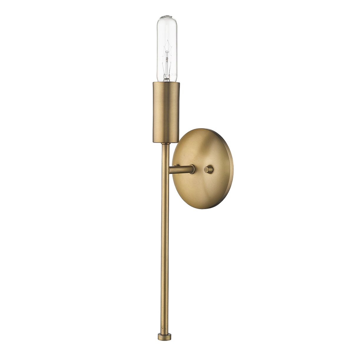 Perret 15 in. Armed Sconce Brass Finish