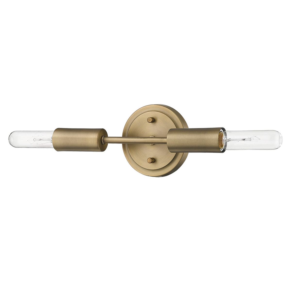 Perret 12 in. Armed Sconce Brass Finish