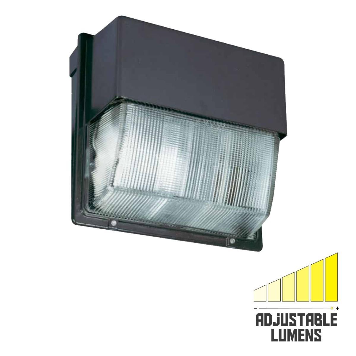 LED Standard Wall Pack 78 Watts Adjustable 9,200 Lumens 4000K 120-277V - Bees Lighting