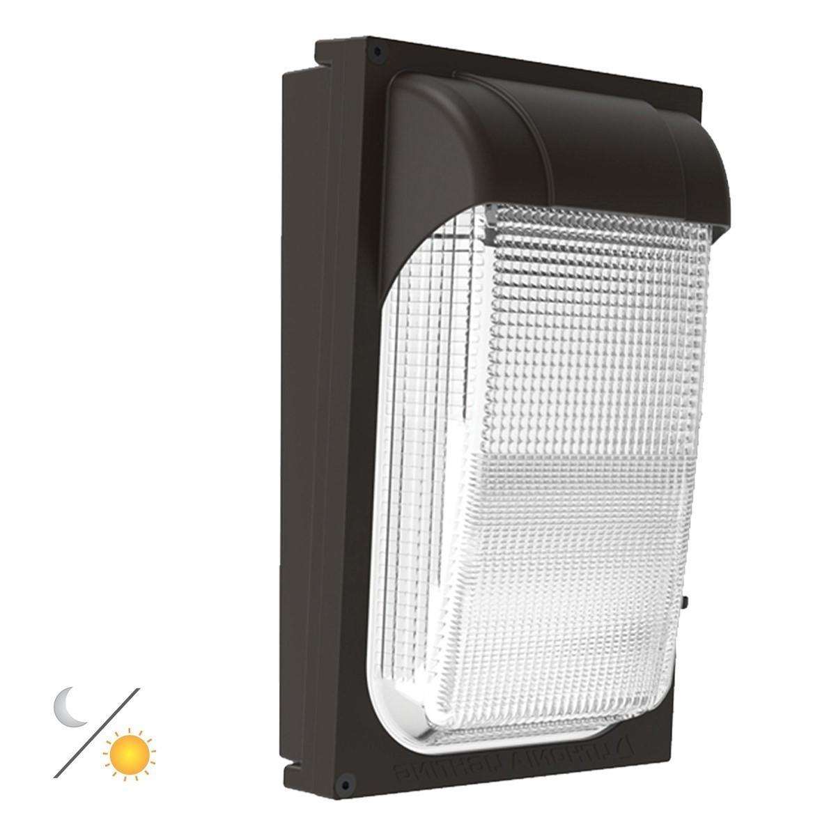 LED Standard Wall Pack With Photocell 22 Watts Adjustable 2,700 Lumens 4000K 120-277V - Bees Lighting