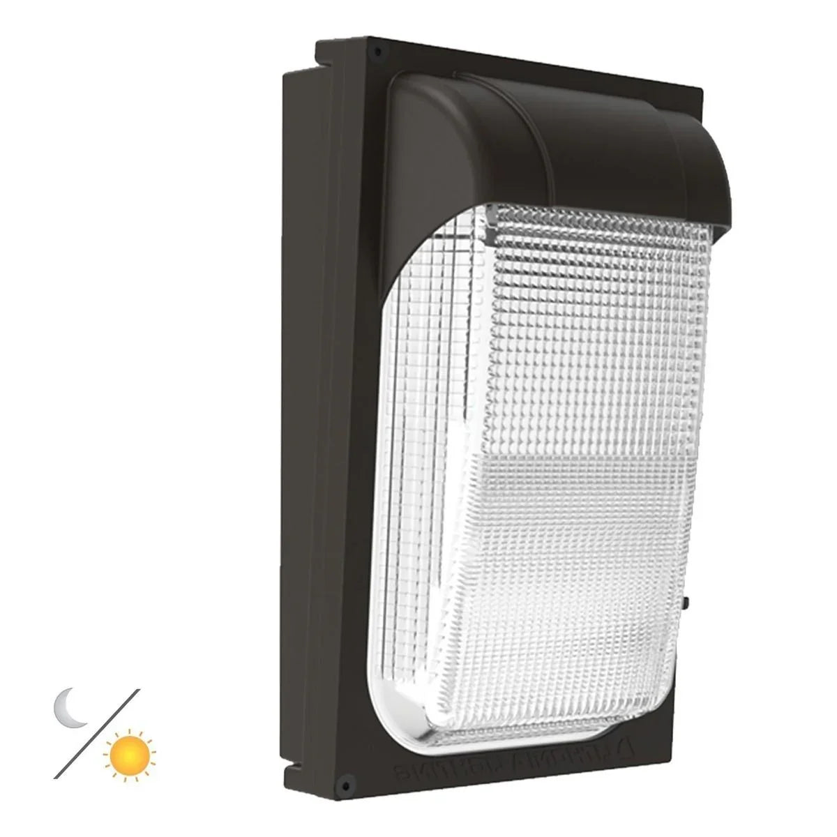 LED Mini Wall Pack With Photocell, 22 Watts Adjustable, 2700 Lumens, 4000K, 120-277V - Bees Lighting