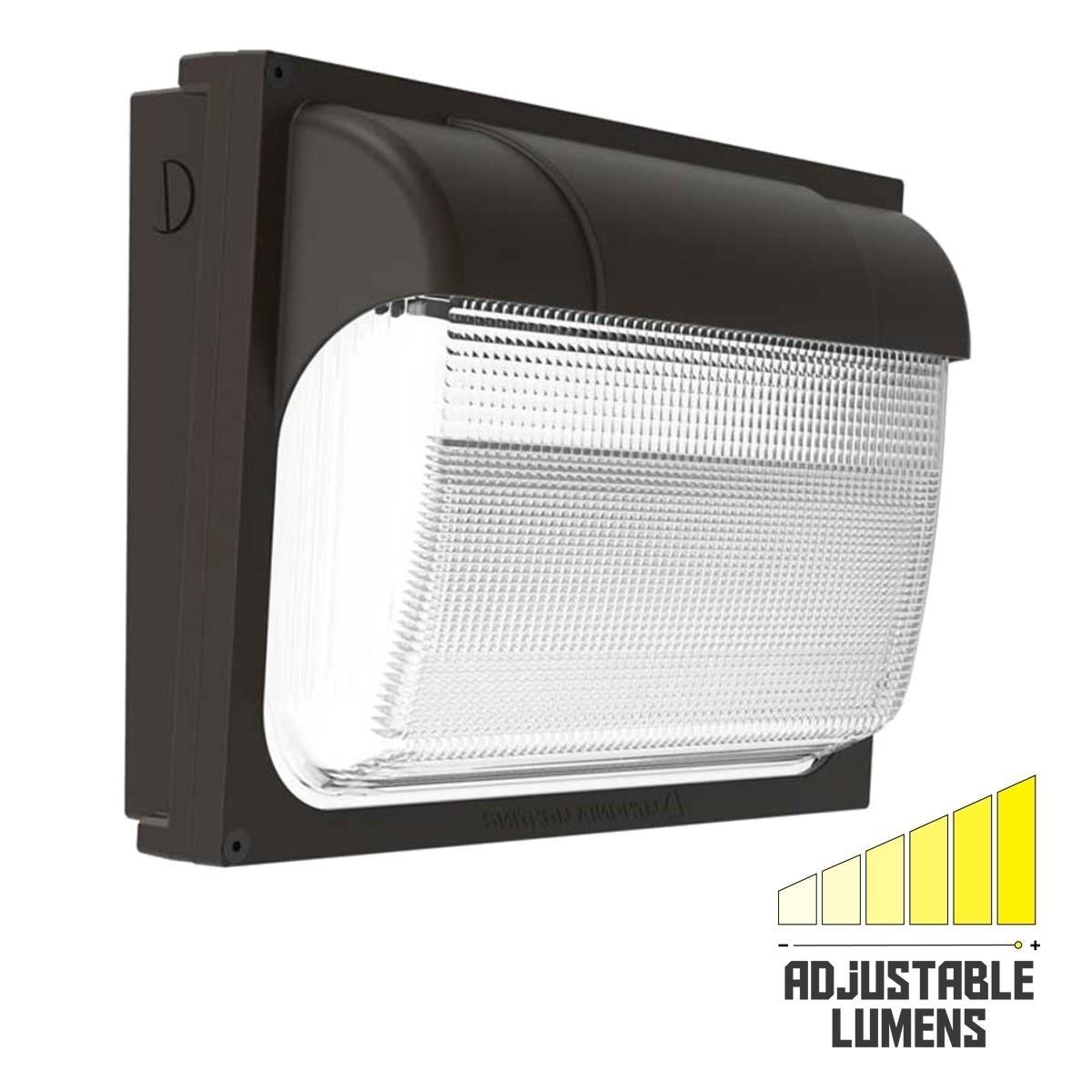 LED Standard Wall Pack With Photocell 54 Watts Adjustable 6,600 Lumens 4000K 120-277V - Bees Lighting