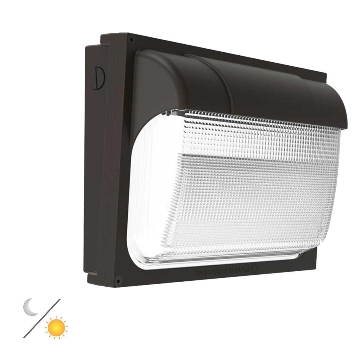 LED Standard Wall Pack With Photocell 54 Watts Adjustable 6,600 Lumens 4000K 120-277V