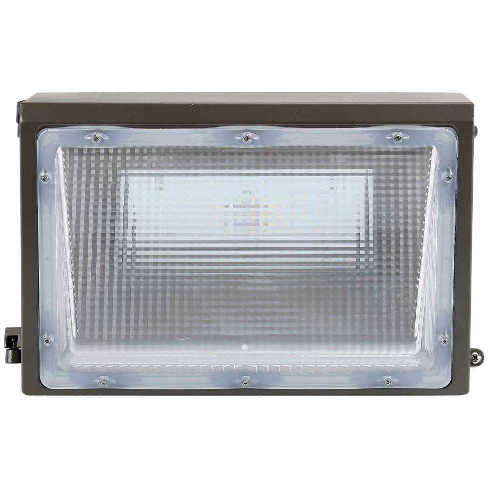 LED Wall Pack, 100 Watts Adjustable, 12000 Lumens, 30K/40K/50K, 120-277V - Bees Lighting