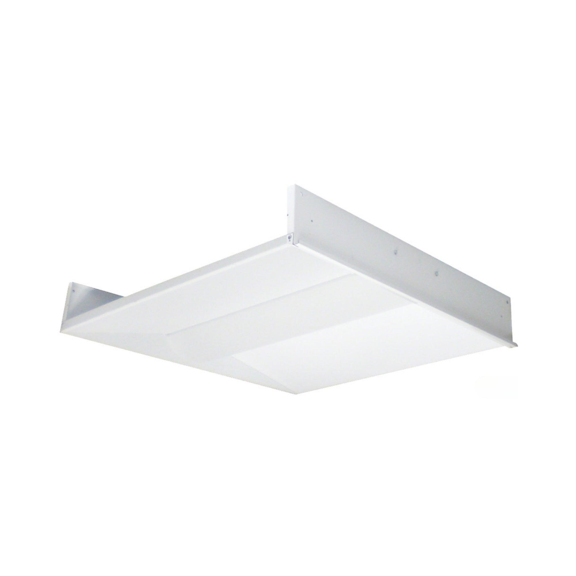 LED Troffer Light, Recessed Center Lensed Grid Luminaire - Bees Lighting