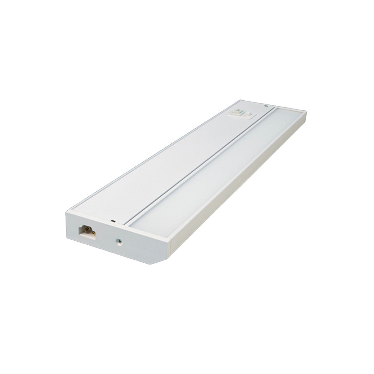 TunableTask 8" Adjustable Kelvin LED Under Cabinet Light, 430 Lm, 2700K to 5000K, 120V, White - Bees Lighting