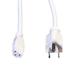 6ft Plug-in Power Cord For TunableTask Task Light, White - Bees Lighting
