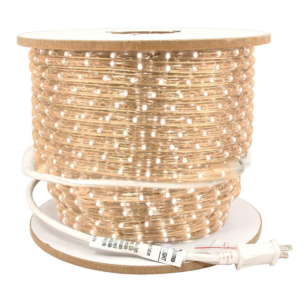 American Lighting ULRL-LED-WW-150 Flexbrite LED Rope Light, 150 ft Reel, 1/2 in. Diameter, 32 Lumens / ft, 3000K, 120V - Bees Lighting